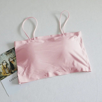 Summer Seamless Ice Silk Tube Top for Women