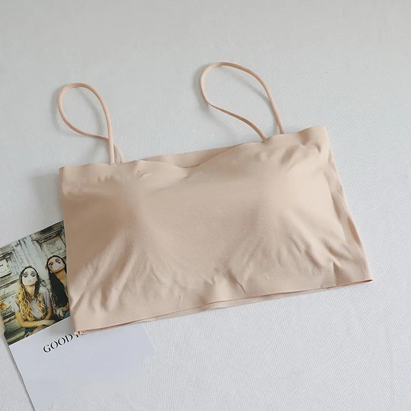 Summer Seamless Ice Silk Tube Top for Women