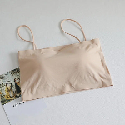 Summer Seamless Ice Silk Tube Top for Women