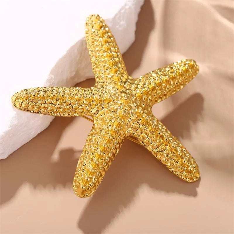 2025 Creative Starfish Shape Brooch for Men & Women