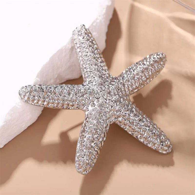 2025 Creative Starfish Shape Brooch for Men & Women