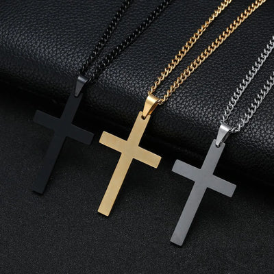 New Christian Cross Pendant Necklace – Men’s & Women’s Fashion Religious Jewelry