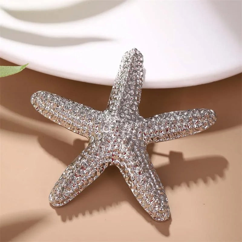 2025 Creative Starfish Shape Brooch for Men & Women