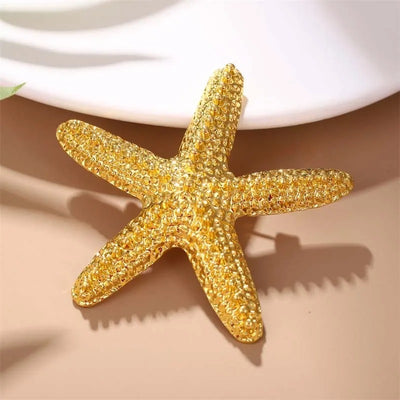 2025 Creative Starfish Shape Brooch for Men & Women