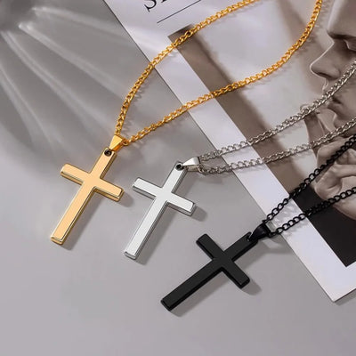 New Christian Cross Pendant Necklace – Men’s & Women’s Fashion Religious Jewelry