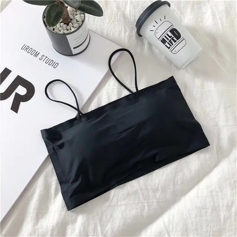Summer Seamless Ice Silk Tube Top for Women